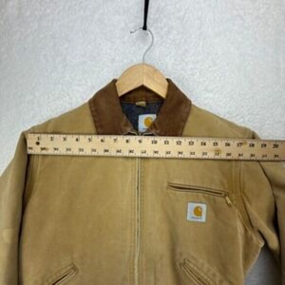 Carhartt Detroit Jacket Blanket Lined Mens Small J01 6BLJ BRN Brown - Picture 8 of 16